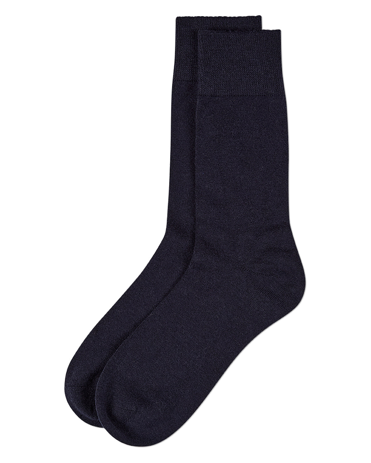 Men's Solid Luxuriously Soft Cashmere Crew Socks