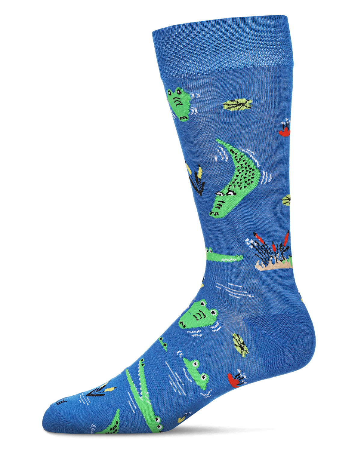 Men's Gators Bamboo Crew Socks : Color: Royal Blue