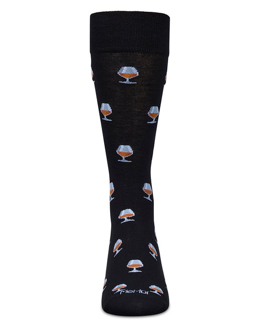 Men's Brandy Rayon From Bamboo Crew Socks : Color: Black