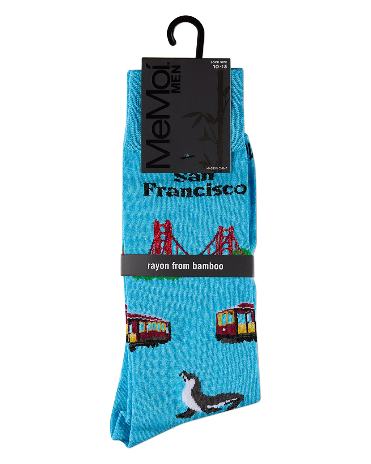 Men's San Francisco Rayon From Bamboo Crew Socks