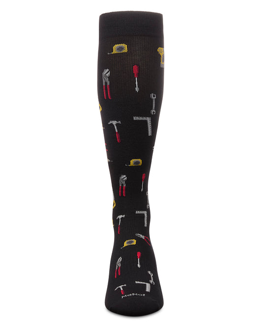 Mr. Fix It 8-15 mmHg Graduated Bamboo Compression Socks : Color: Black