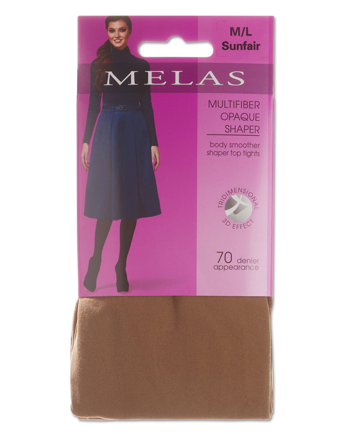 Women's Multi Fiber Body Smoother Shaper Top Tights : Color: Sunfair