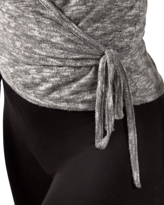 Women's Ultra-Soft Lightweight Hacci Short Wrap Top