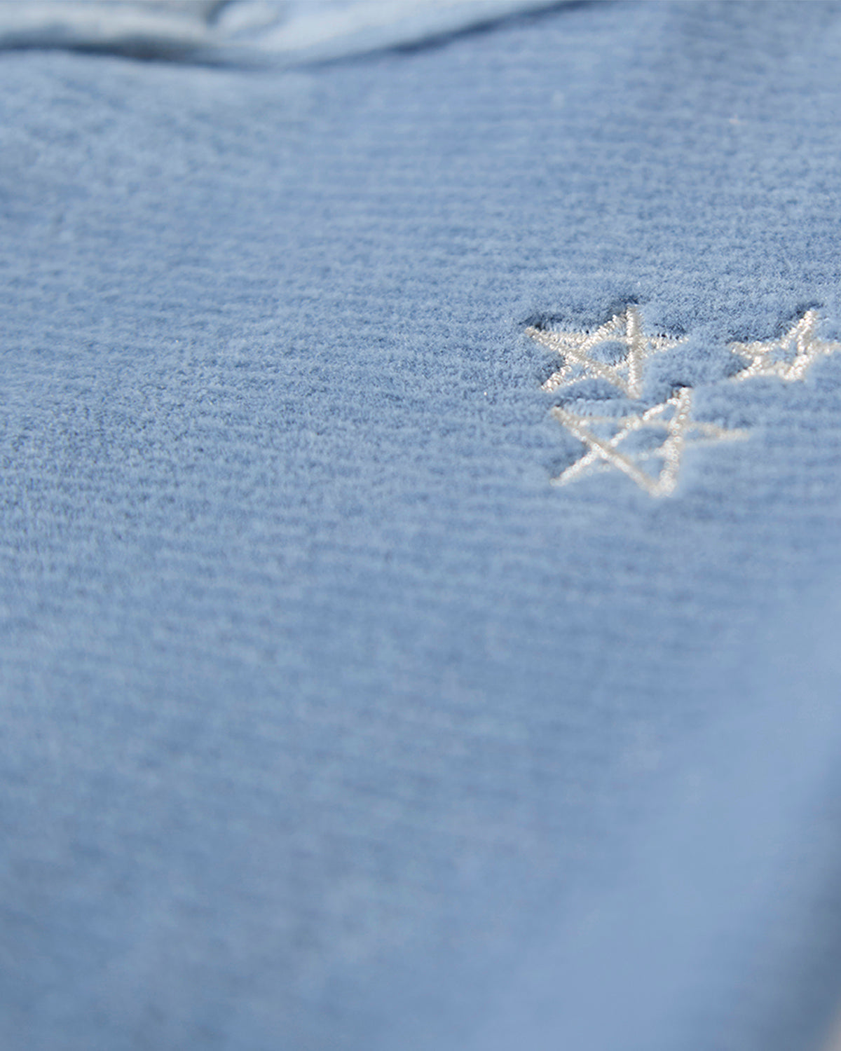 Baby Boys "Star Cluster" Cotton-Rich Mini-Ribbed Velour Footie