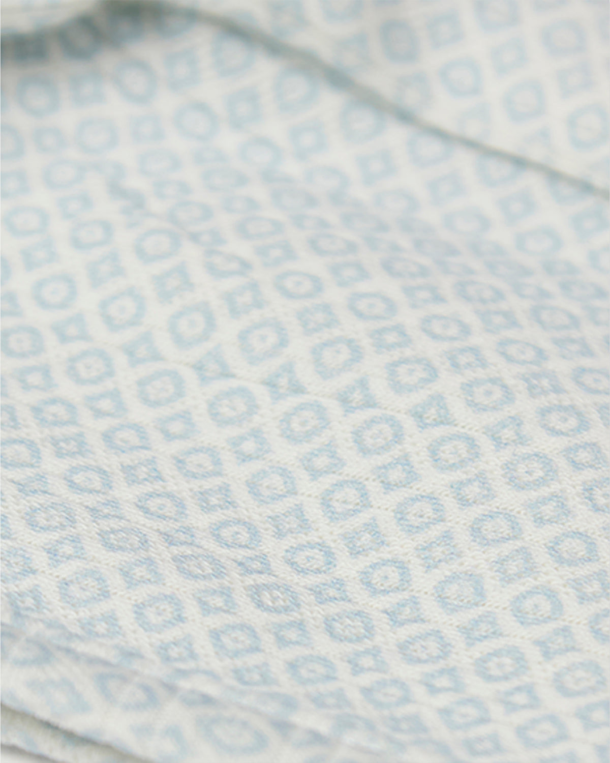 Baby "Allover Abstract Print" 100% Cotton Pointelle Knit Bonnet