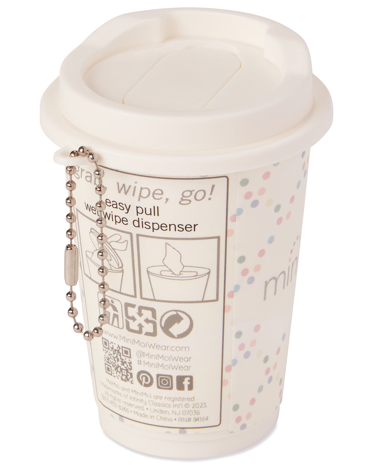 MiniMoi On-The-Go Baby Wipe Dispenser : Color: Sea Salt