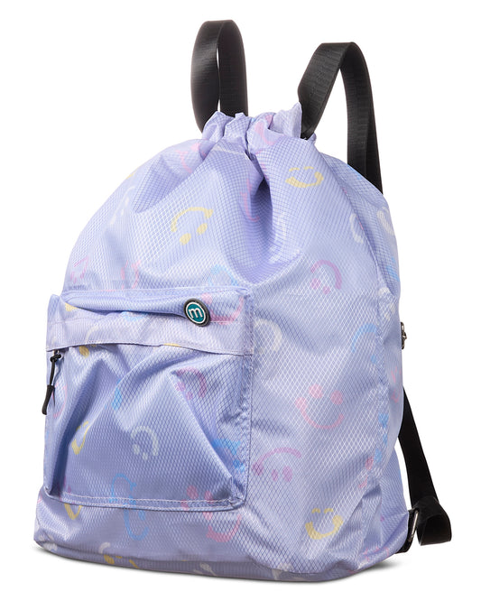 Kids' Graffiti Smiley Bag : Color: Lavender