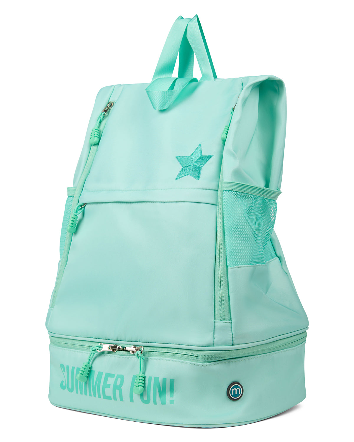 Kids "Summer Fun" Water-Resistant Backpack with Embroidered Detail