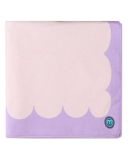 Girls "Camp Party" Cotton-Blend 30"W X 60"L Terry Beach Towel