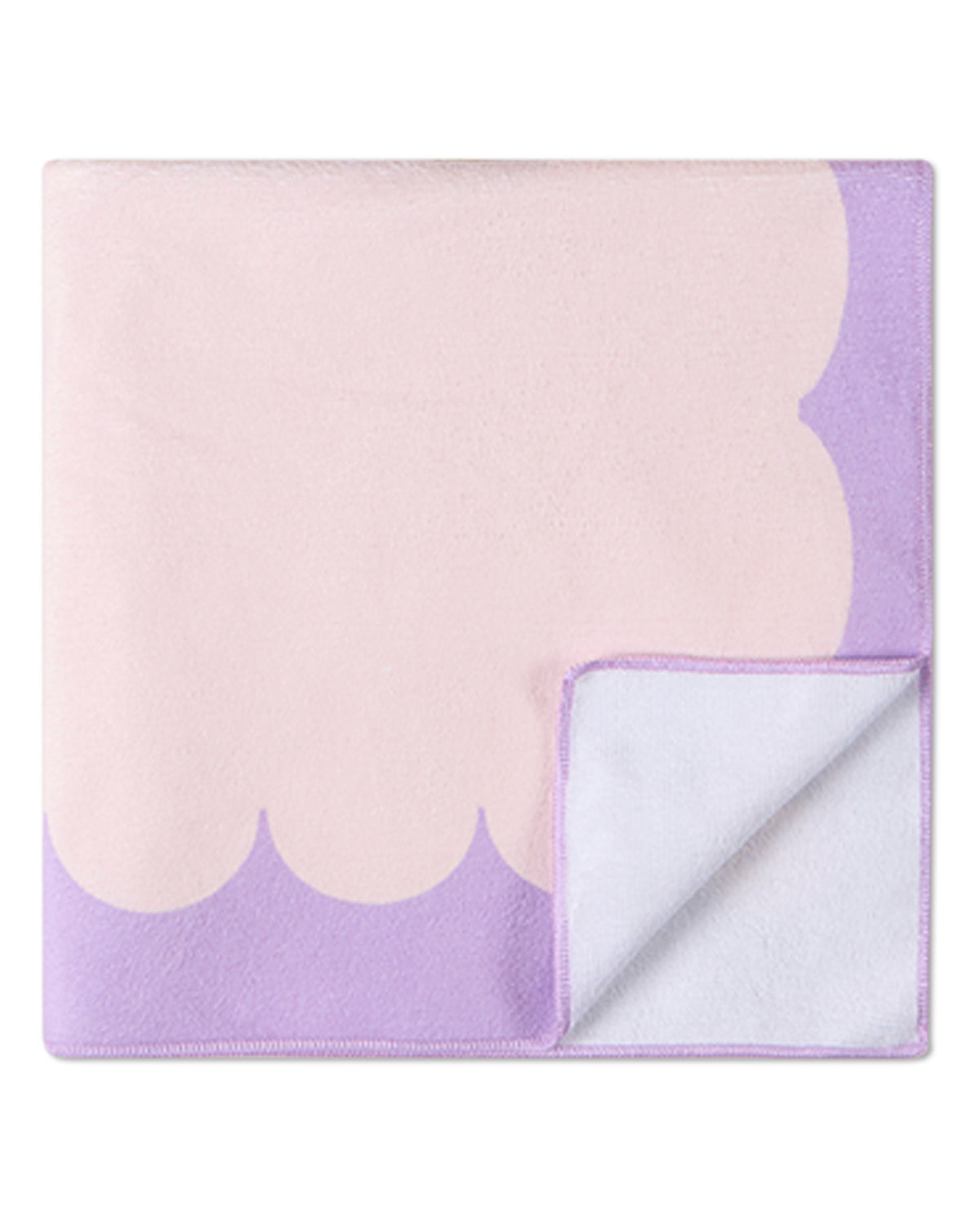 Girls "Camp Party" Cotton-Blend 30"W X 60"L Terry Beach Towel