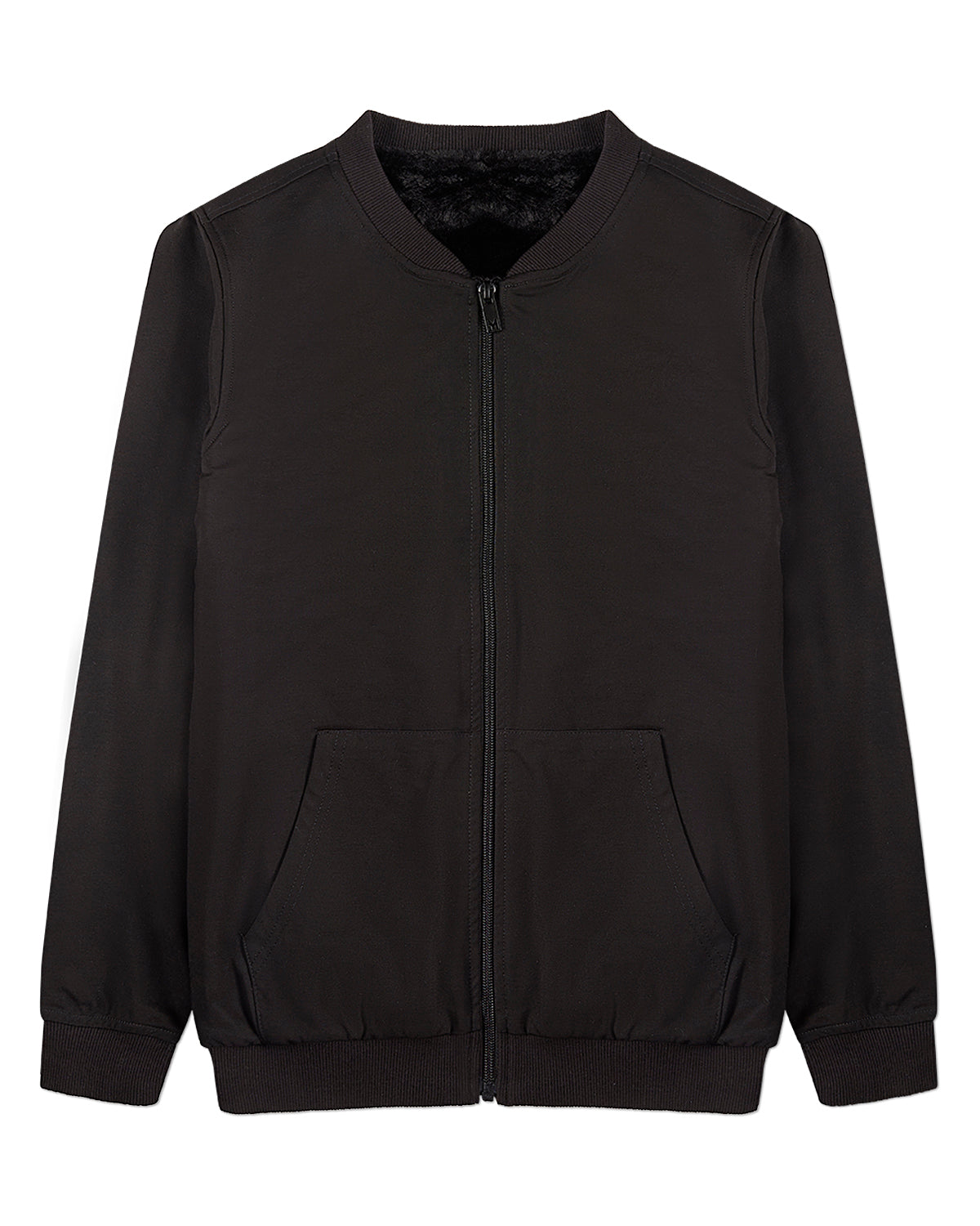 Kids Unisex Faux-Fur-Lined All-Season Zip-Up Jacket
