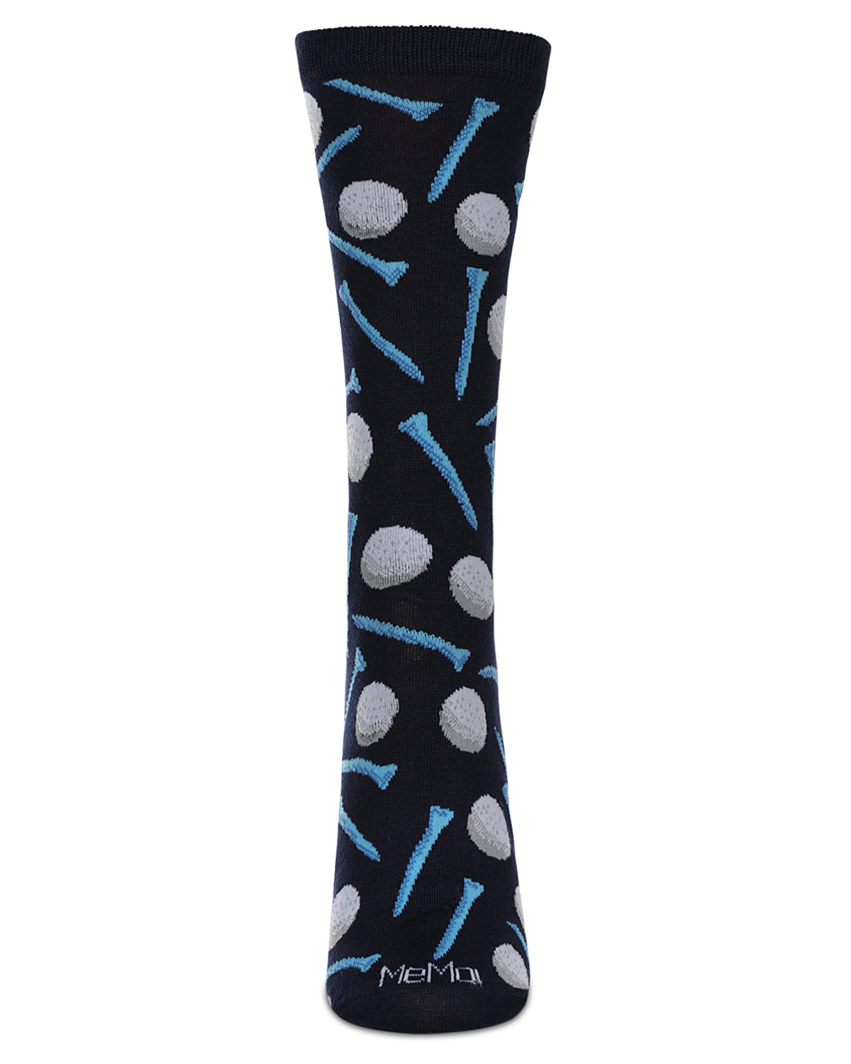 Golf Madness Bamboo Blend Crew Sock : Color: Light Blue