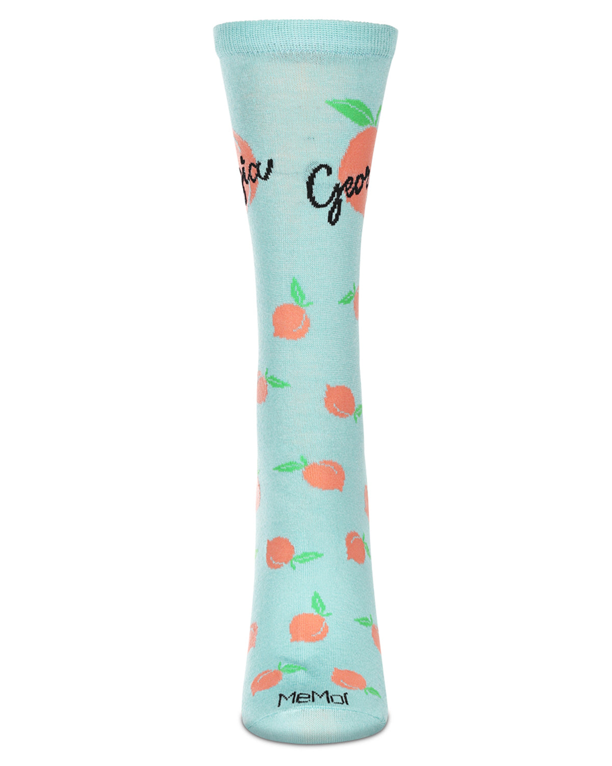 Women's Georgia Bamboo Crew Socks : Color: Aqua