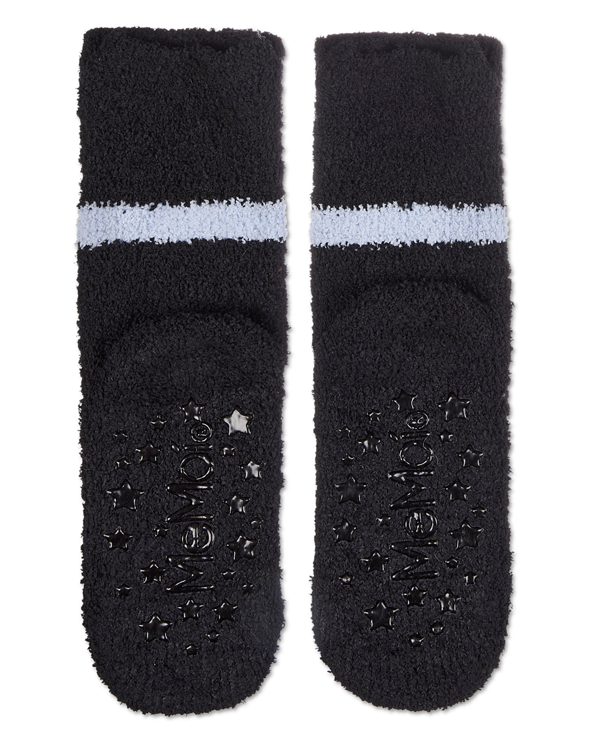 Women's Dog Embellished Plush Crew Socks : Color: Black
