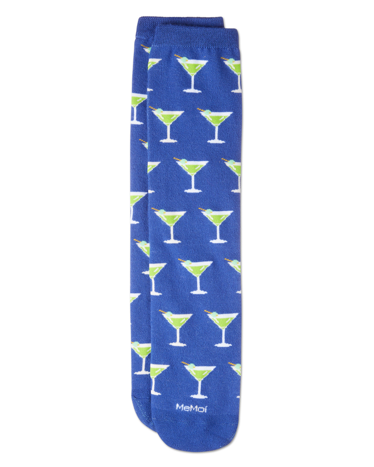 Women's "I Like It Dirty" Martini-Themed Giftable Novelty Crew Sock