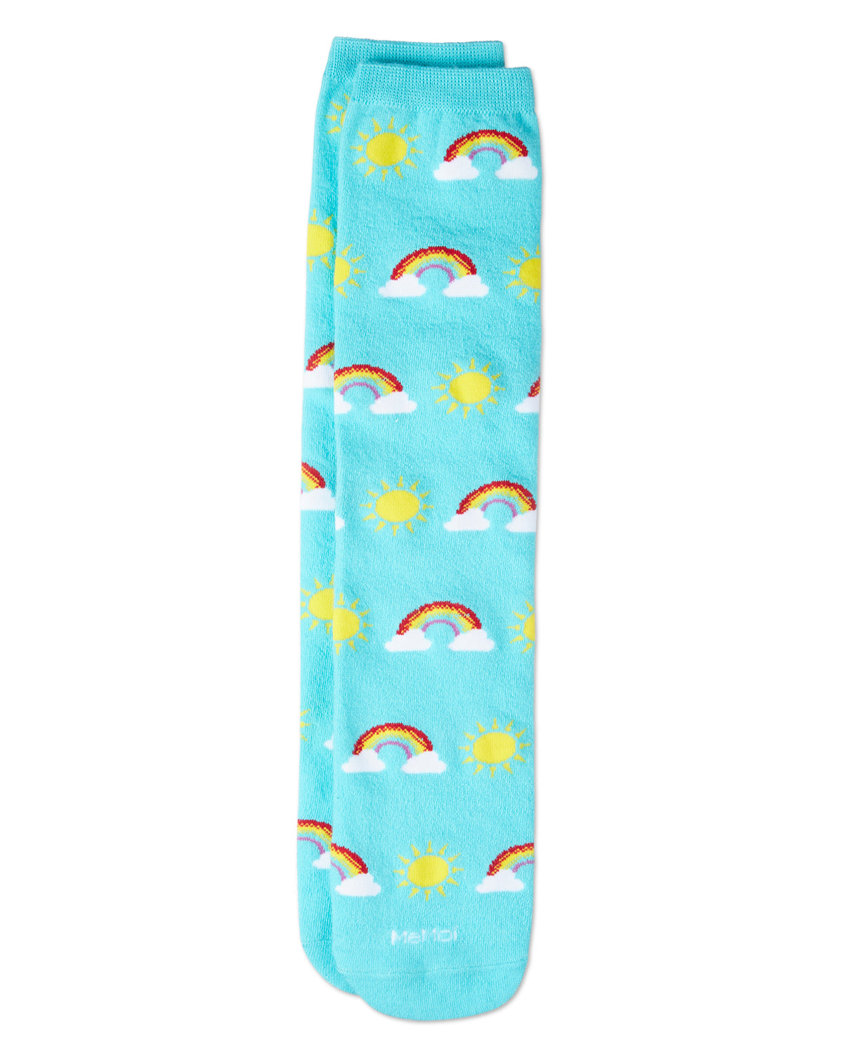 Women's "I'm So Over It" Rainbow-Themed Giftable Novelty Crew Sock