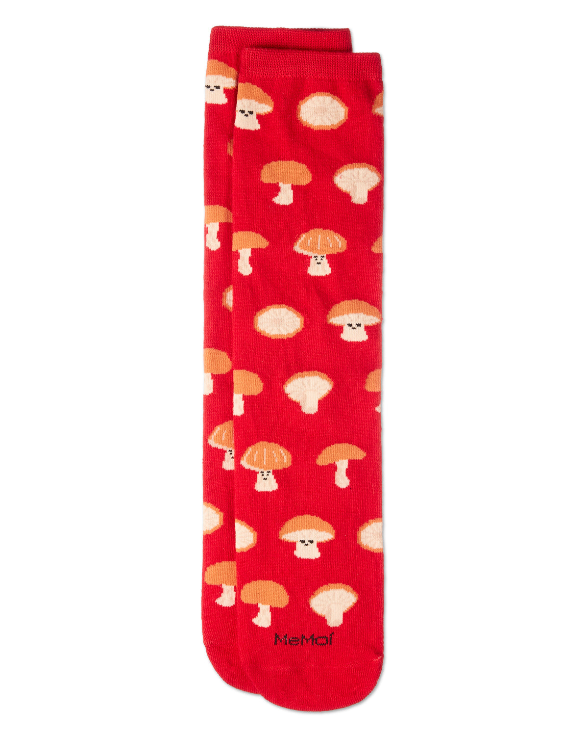 Women's "Shiitake Happens" Mushroom-Themed Giftable Novelty Crew Sock