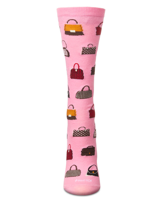 Fake It Till You Make It Crew Socks : Color: Pink