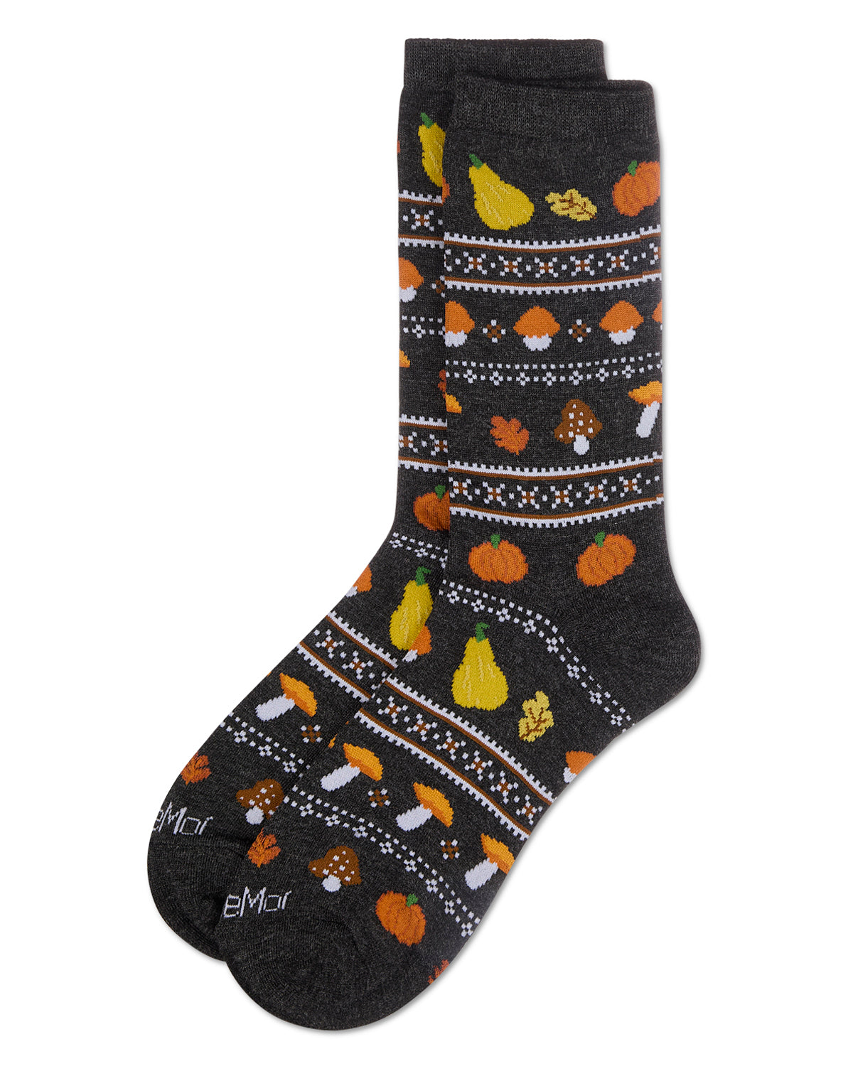Women's Harvest Rayon From Bamboo Crew Socks : Color: Dark Gray Heather
