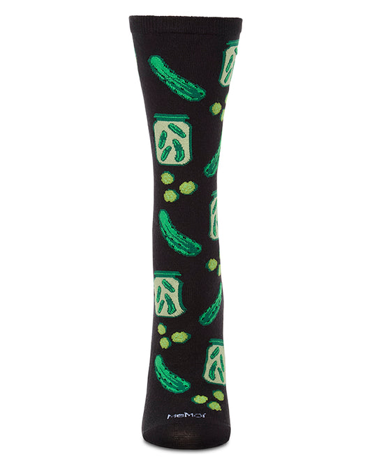 Women's "Just Dill With It" Novelty Crew Sock in Fun Gift Packaging
