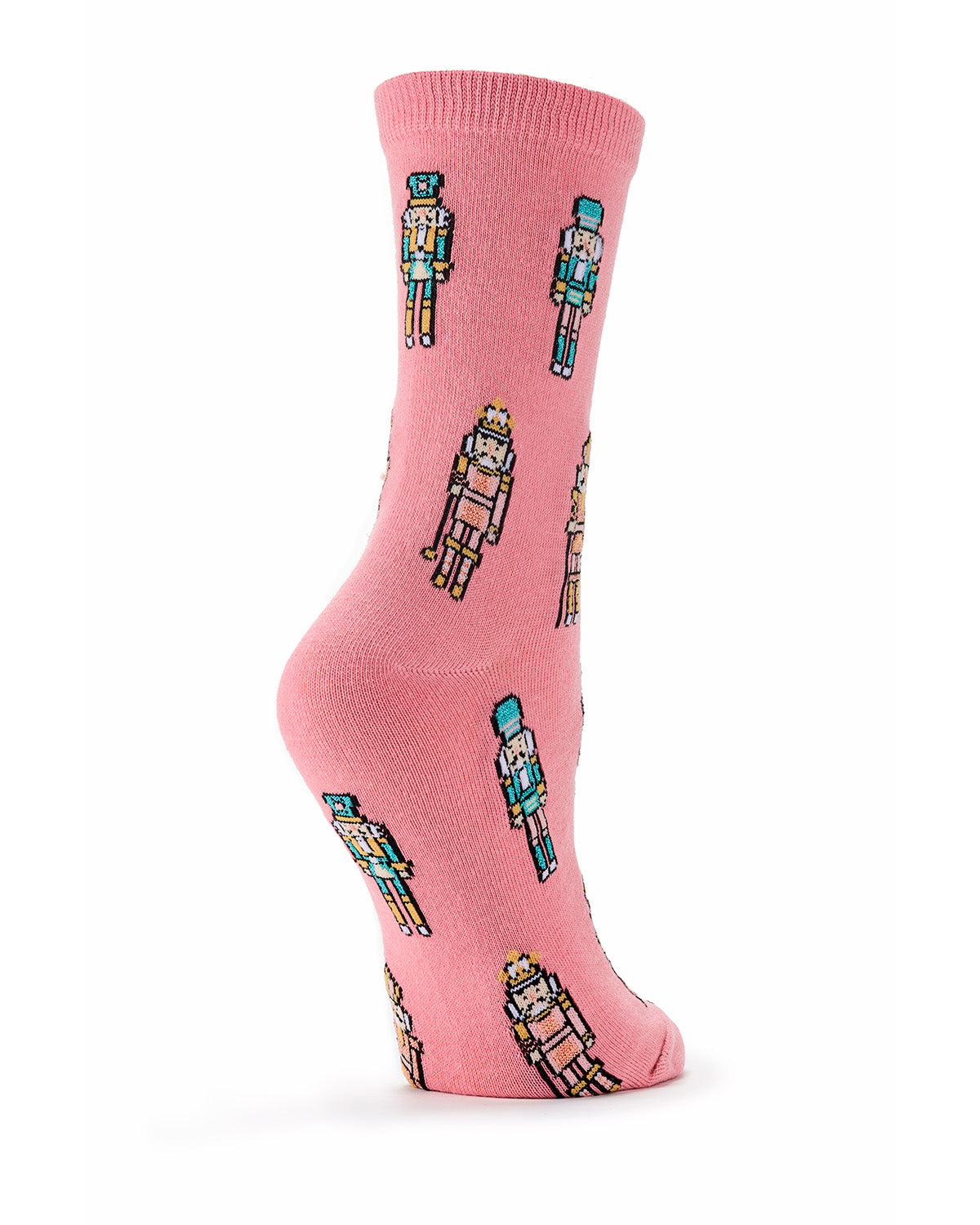 Women's "Nutcrackers" Holiday Fine-Gauge Novelty Crew Sock