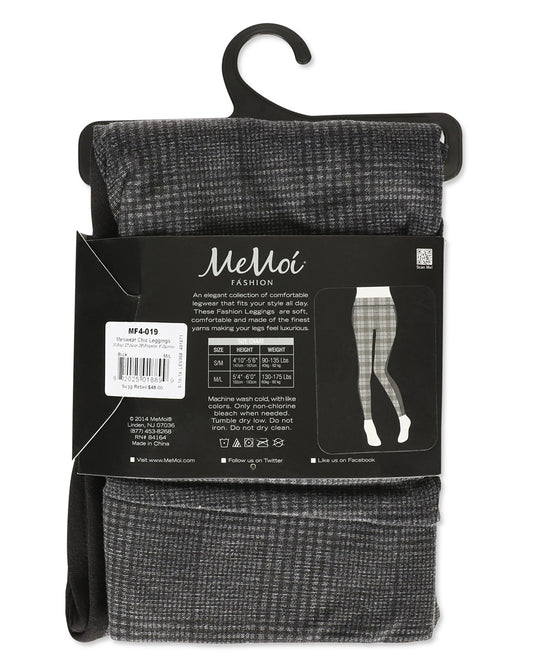 Women's Menswear Chic Leggings : Color: Black