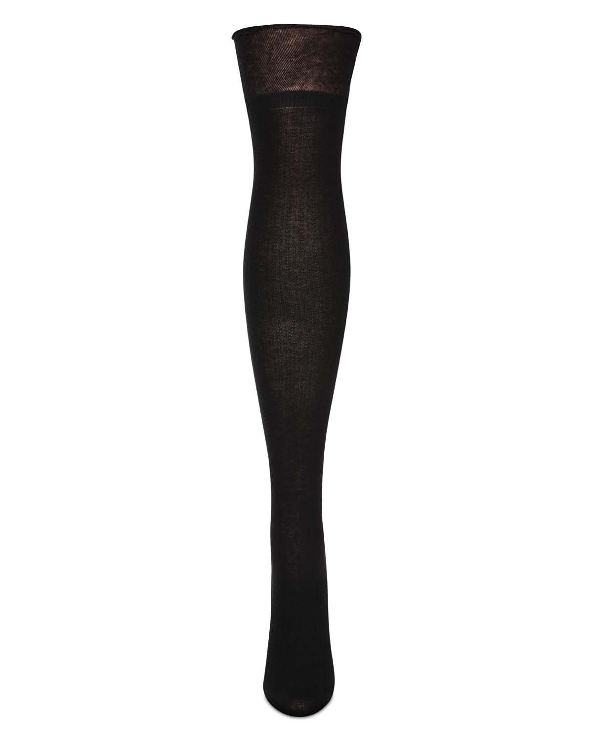 Women's Ruffle Rib Over The Knee Socks