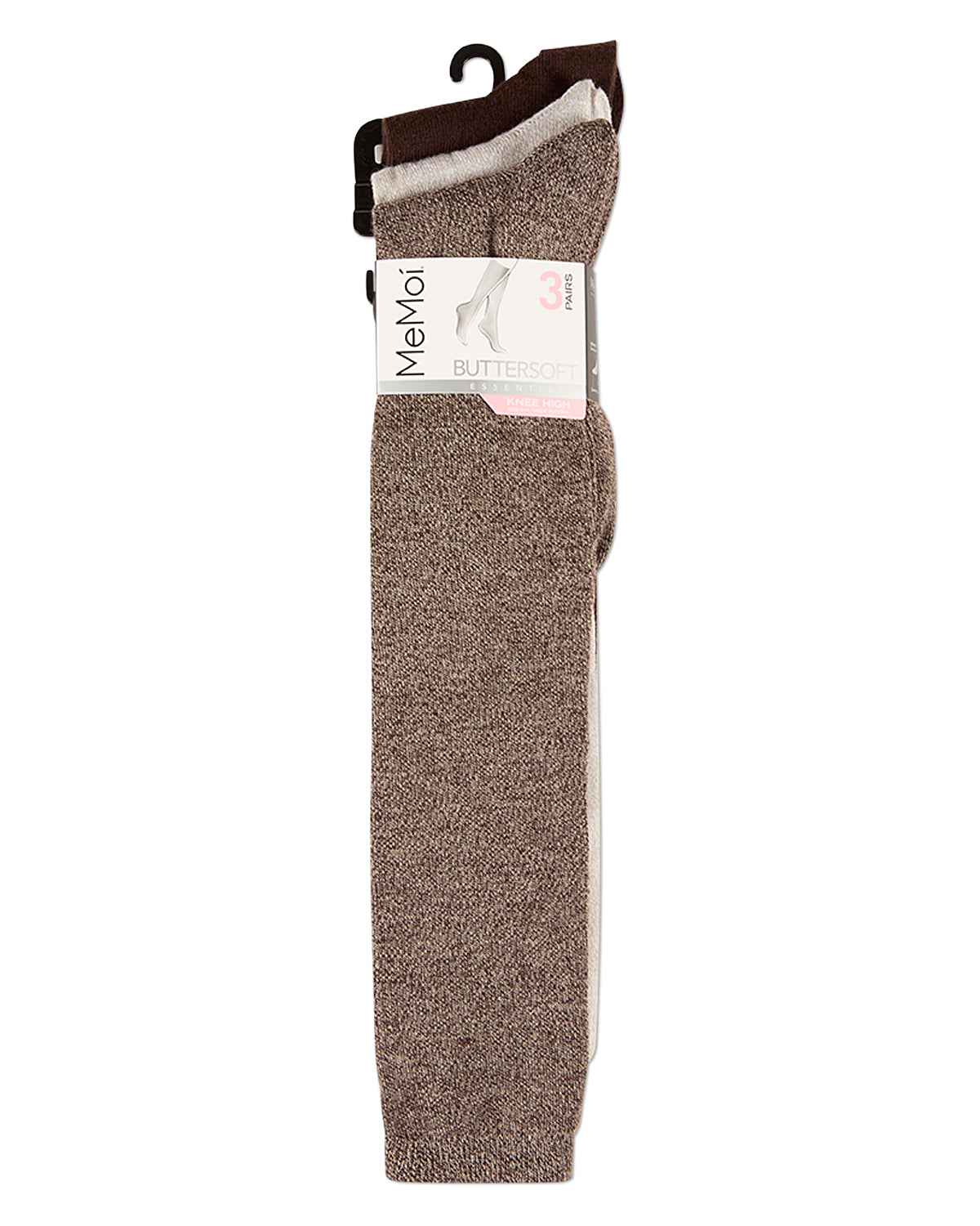 Women's 3 Pairs Buttersoft Knee-High Socks