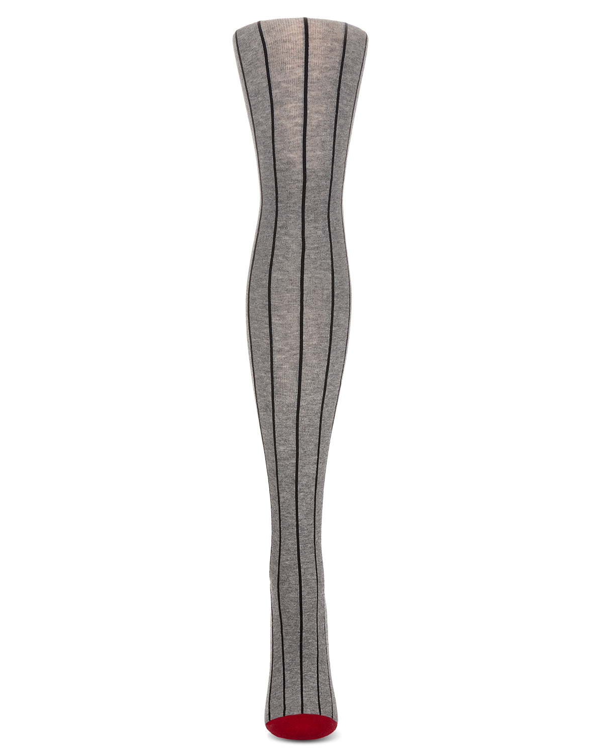 Women's Cozy Cotton Blend "Hot Pinstripe" Sweater Tights : Color: Cloudy Skies