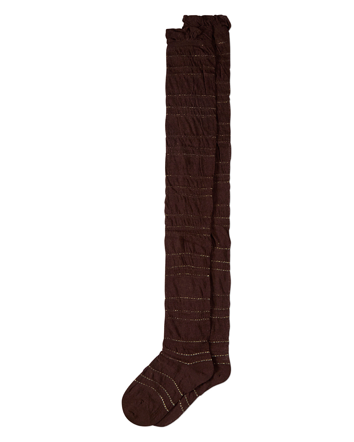 Women's Bangled Dash Sparkle Thigh High Socks