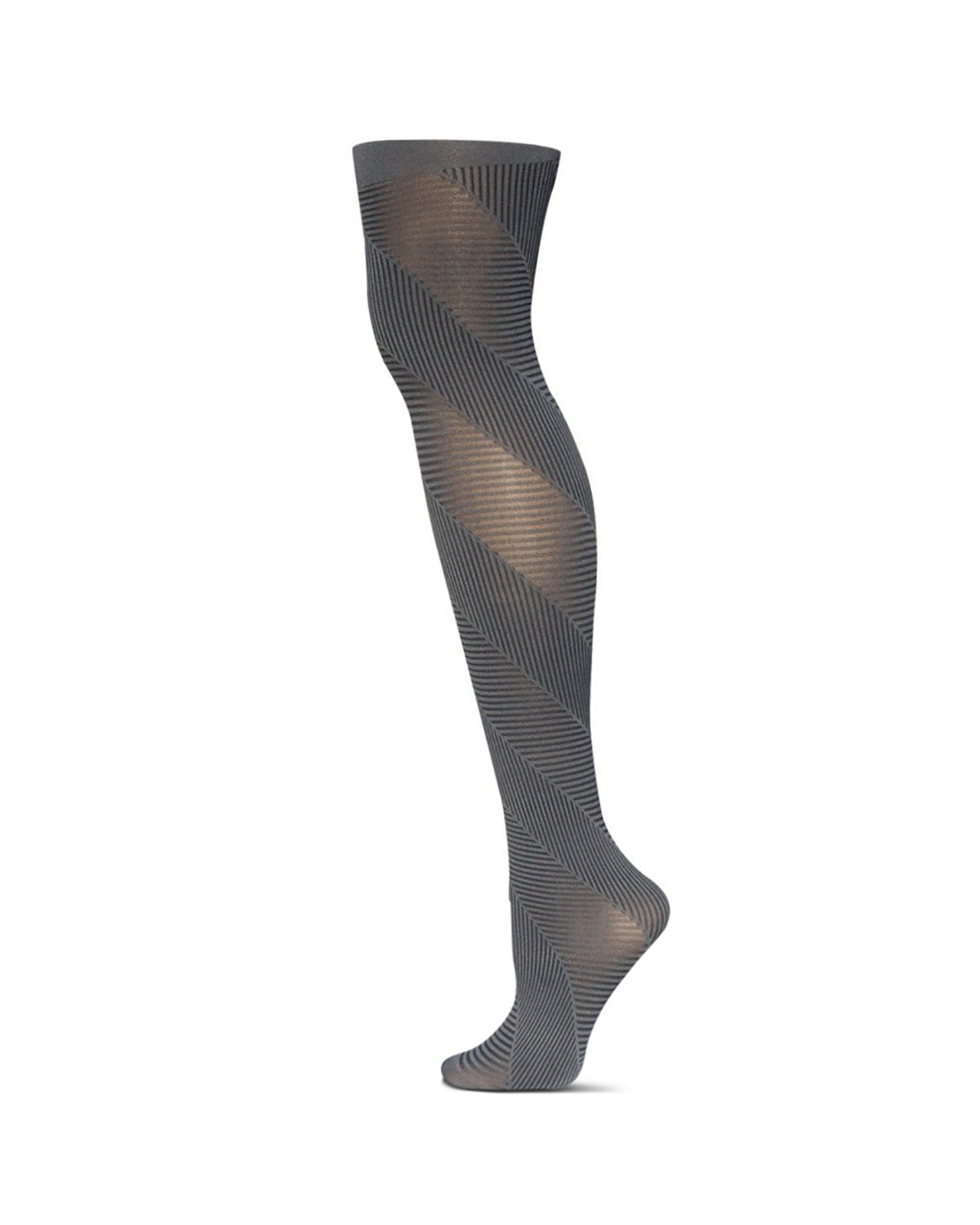 Retroactive Semi-Sheer Fashion Tights : Color: Cloudy Skies