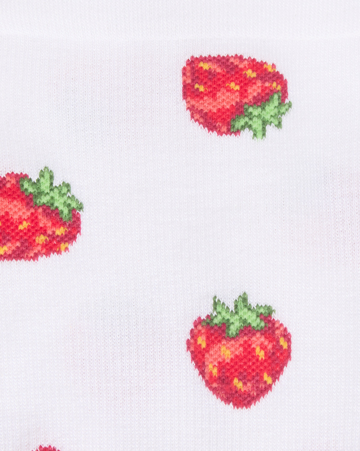 Women's Strawberry Field Bamboo Blend 8-15mmHg Graduated Compression Socks : Color: White