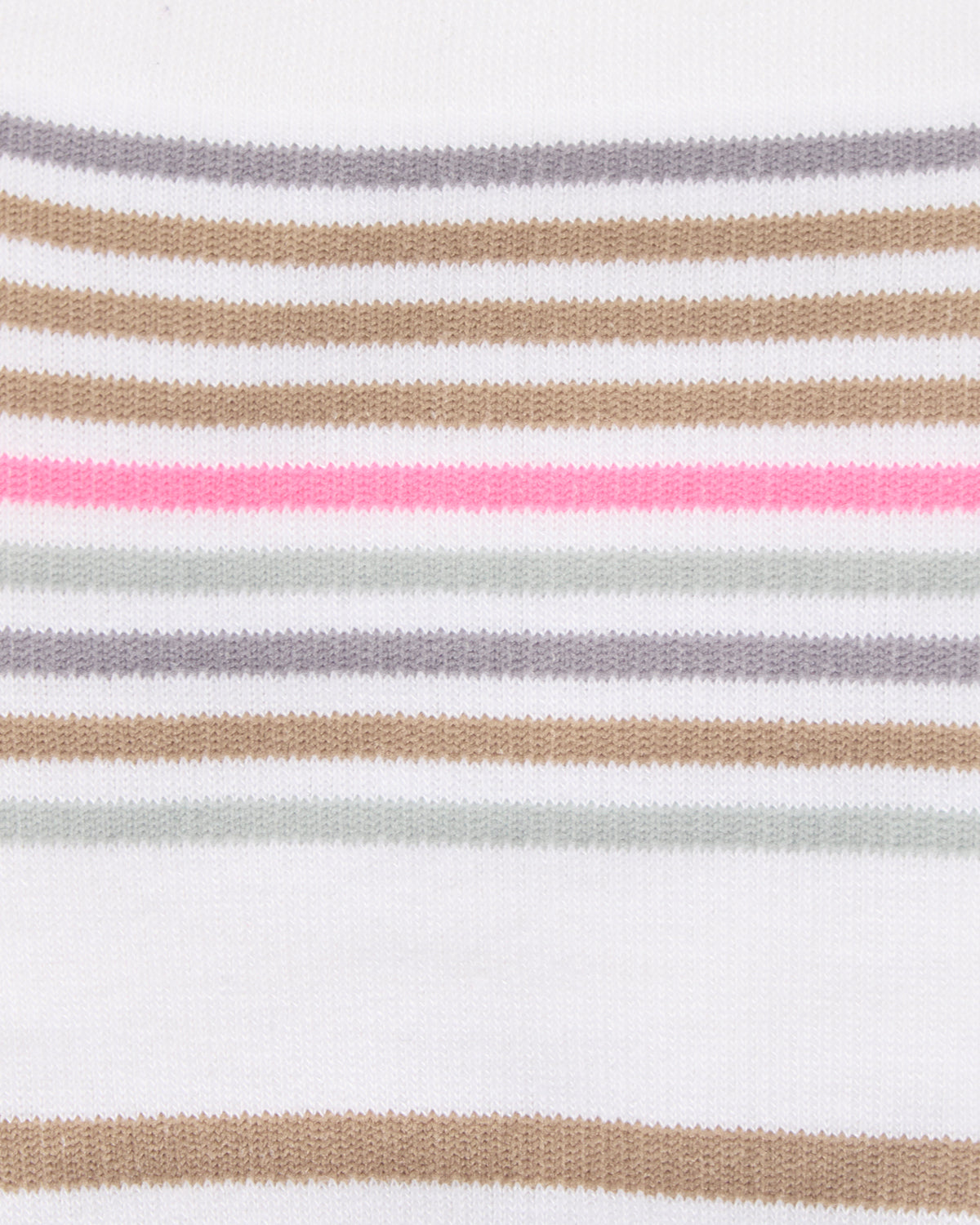 Women's Classic Stripes Bamboo Blend 8-15mmHg Graduated Compression Socks : Color: White