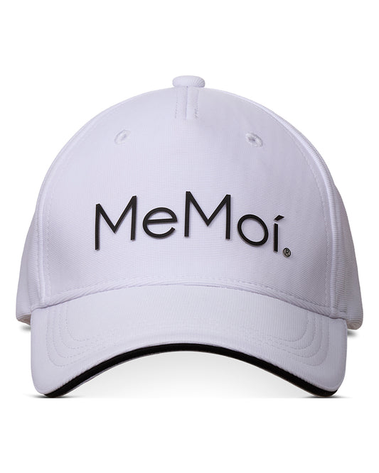 Women's MeMoi Logo Cap : Color: White
