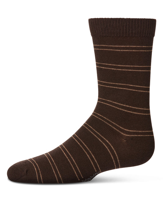 Boys' Double Lined Dress Socks : Color: Brown