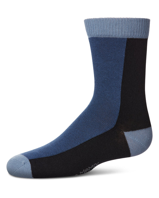 Boys' Color Block Dress Socks : Color: Navy