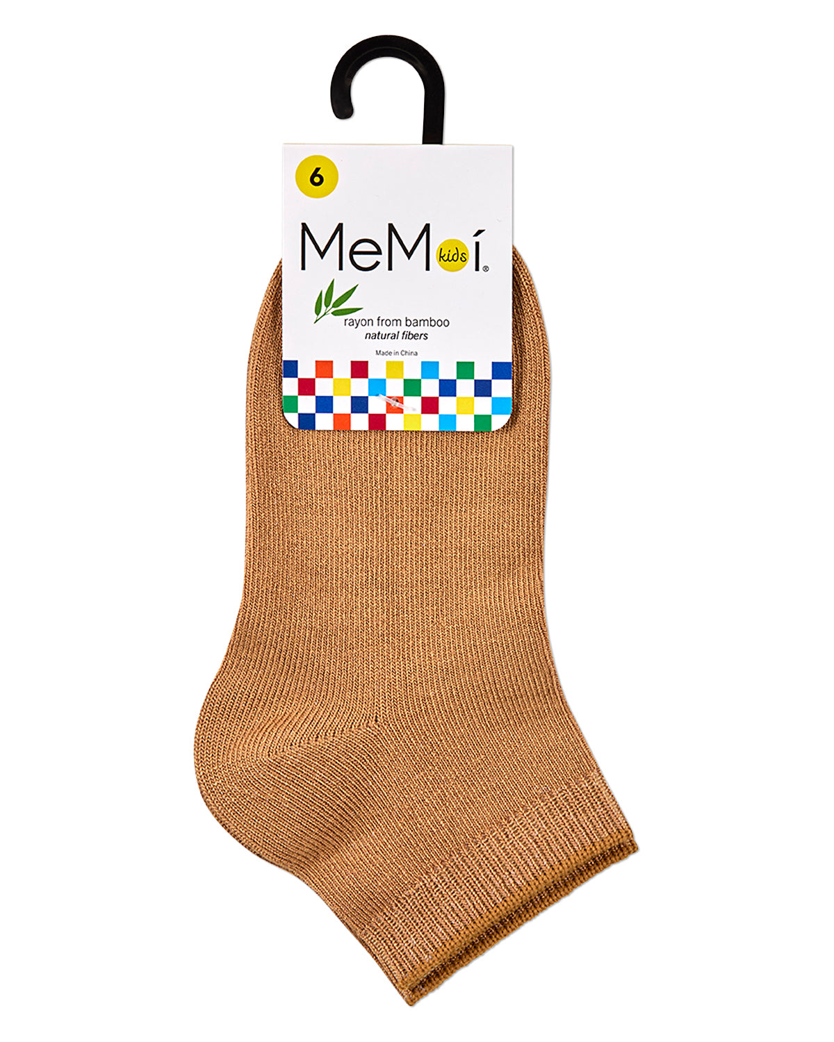 Kids Basic Silky-Soft Rayon-Blend Fine-Gauge Ankle Sock