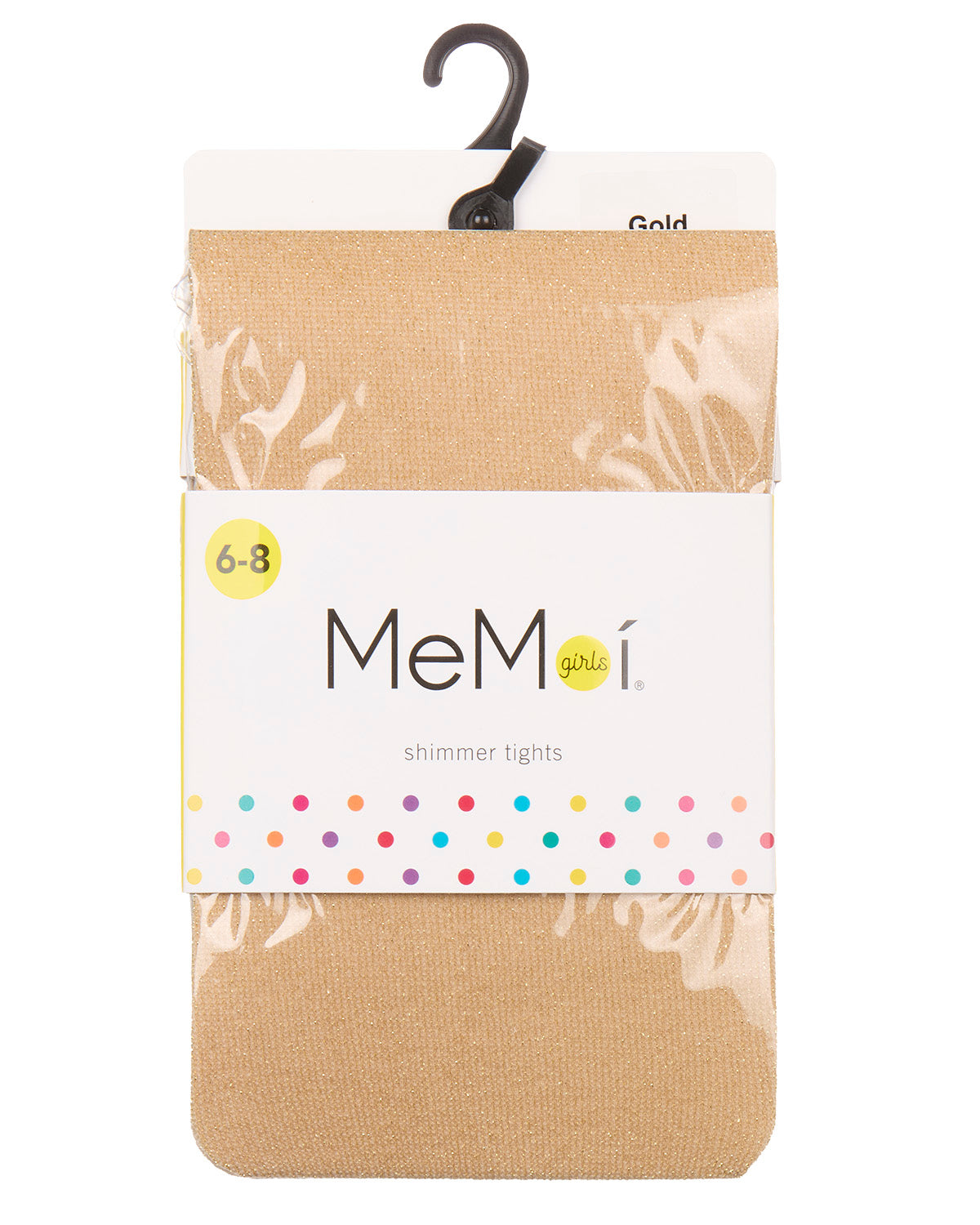 Girls' Shining Star Shimmer Tights : Color: Gold