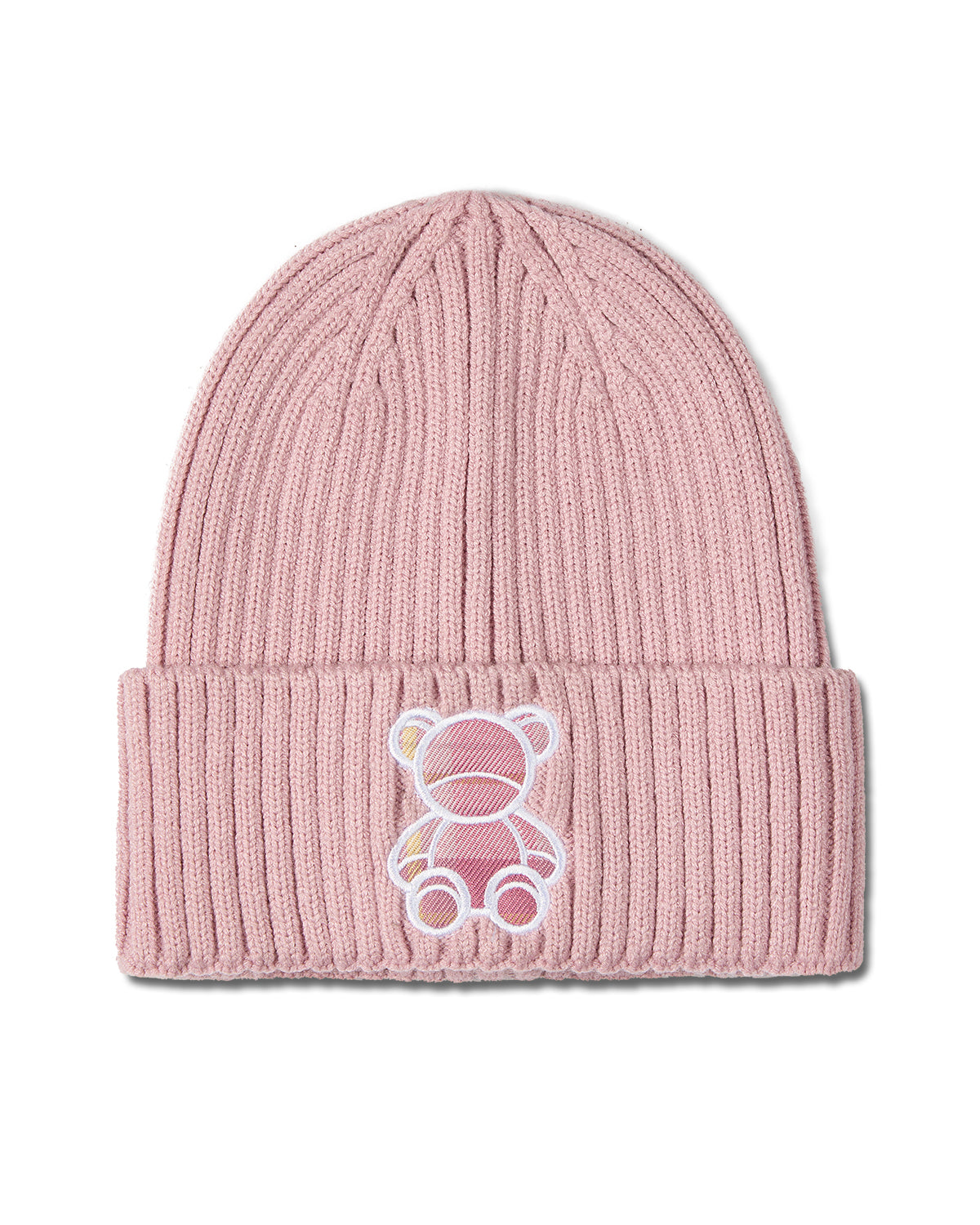 Plaid Bear Beanie : Color: Mauvelous
