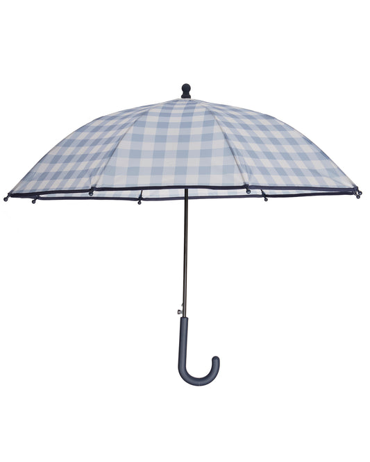 Kids' "Checkmate" Umbrella : Color: Navy
