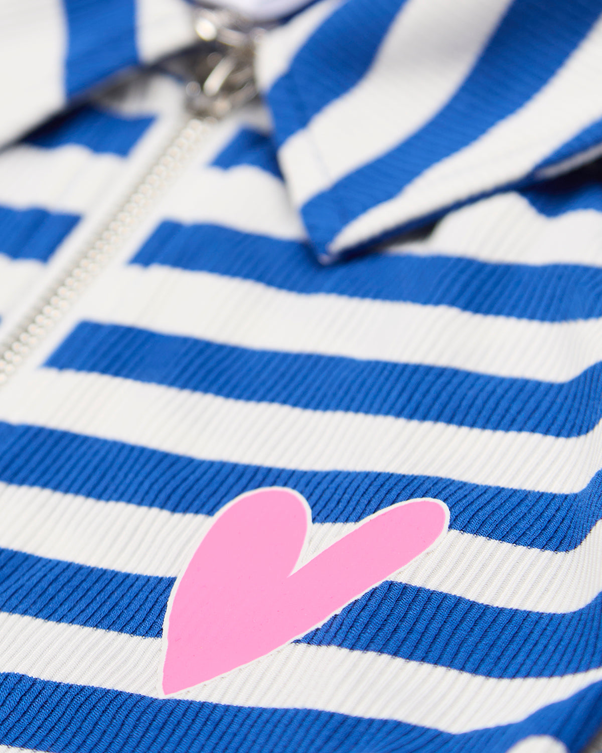 Girls Striped Mini-Ribbed Quarter Zip Long Sleeve T-Shirt : Color: Black