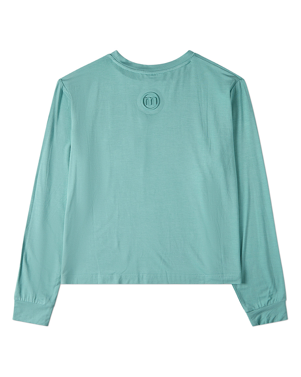 Girls "Make Today Happy" Rayon-Blend Smiley-Face Long-Sleeve T-Shirt