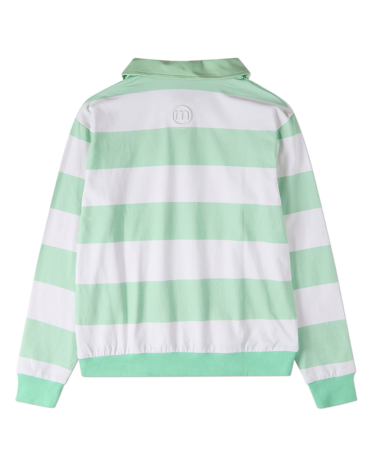 Girls Summer-Camp Cotton-Rich Rugby-Stripe Long-Sleeve Polo Shirt