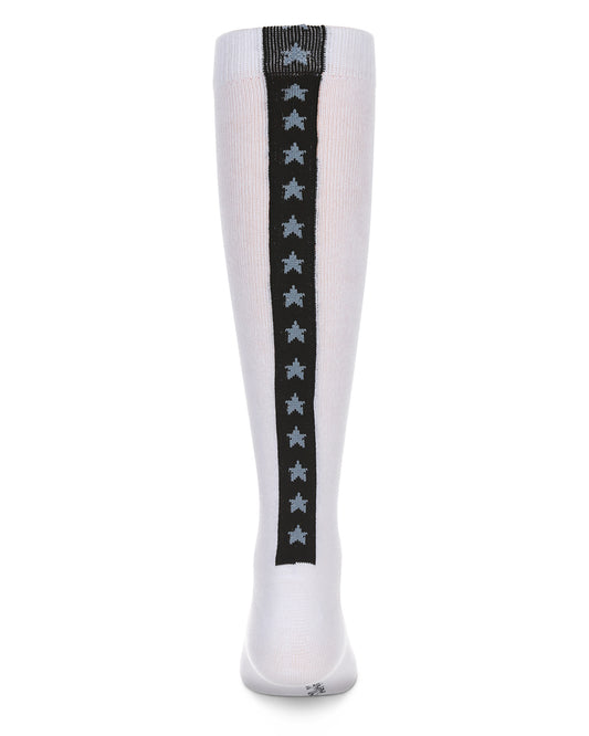 Girls' Star Backed Knee High Socks : Color: Blue