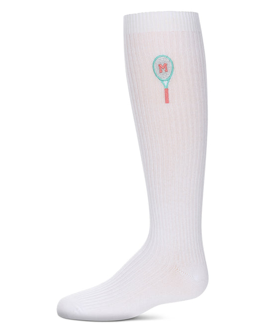 Girls' Tennis M Knee High Socks : Color: Peach
