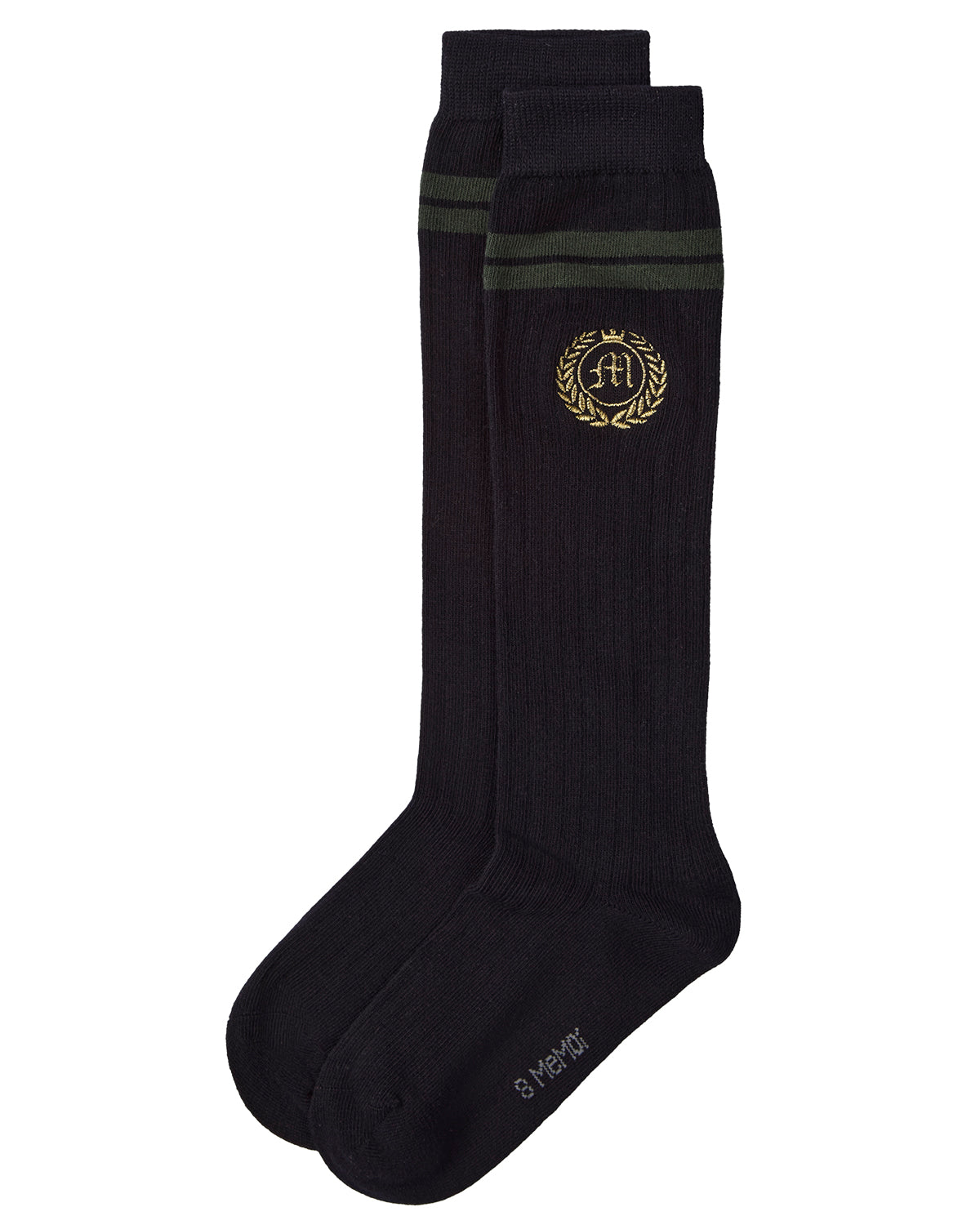 Crest Knee High : Color: Navy