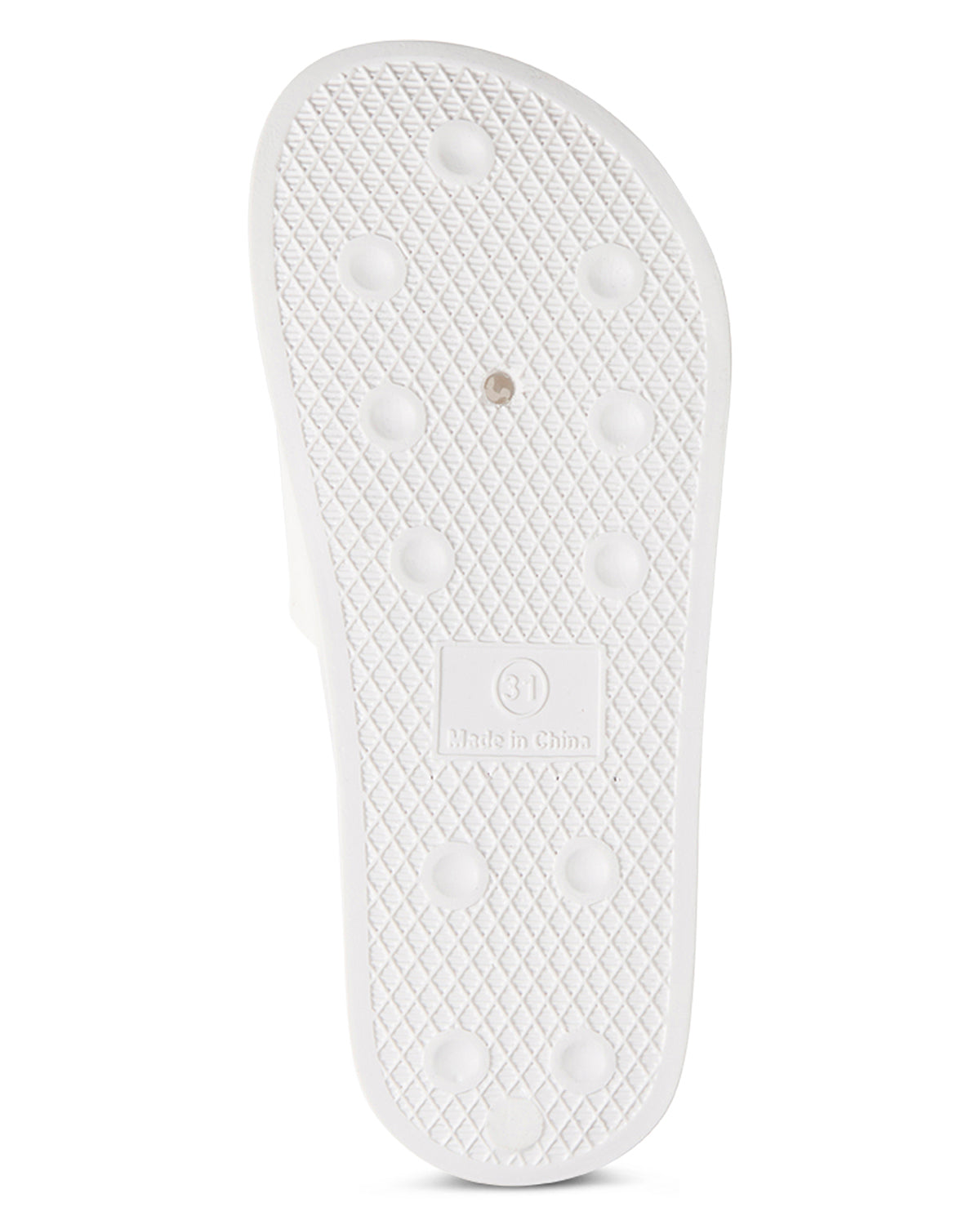 Girls 3D-Heart-Design EVA-Cushioned Slip-On Slide Sandal