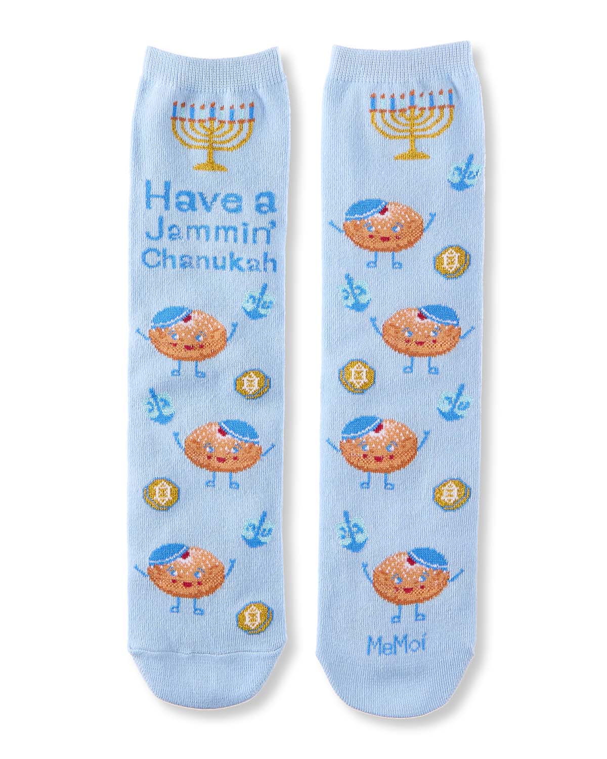 Women's "Have A Jammin' Chanukah" Greeting Card Novelty Crew Socks