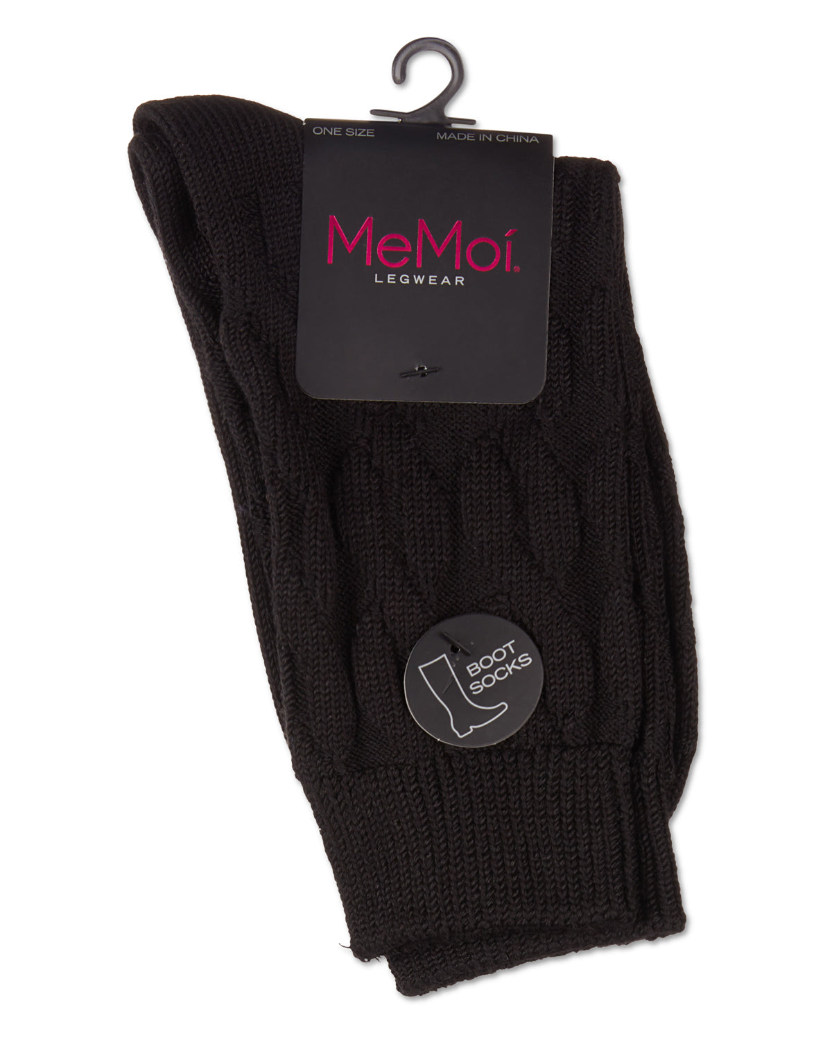 Women's Neutral Twisted Knit Essential Boot Socks : Color: Blackberry Cordial