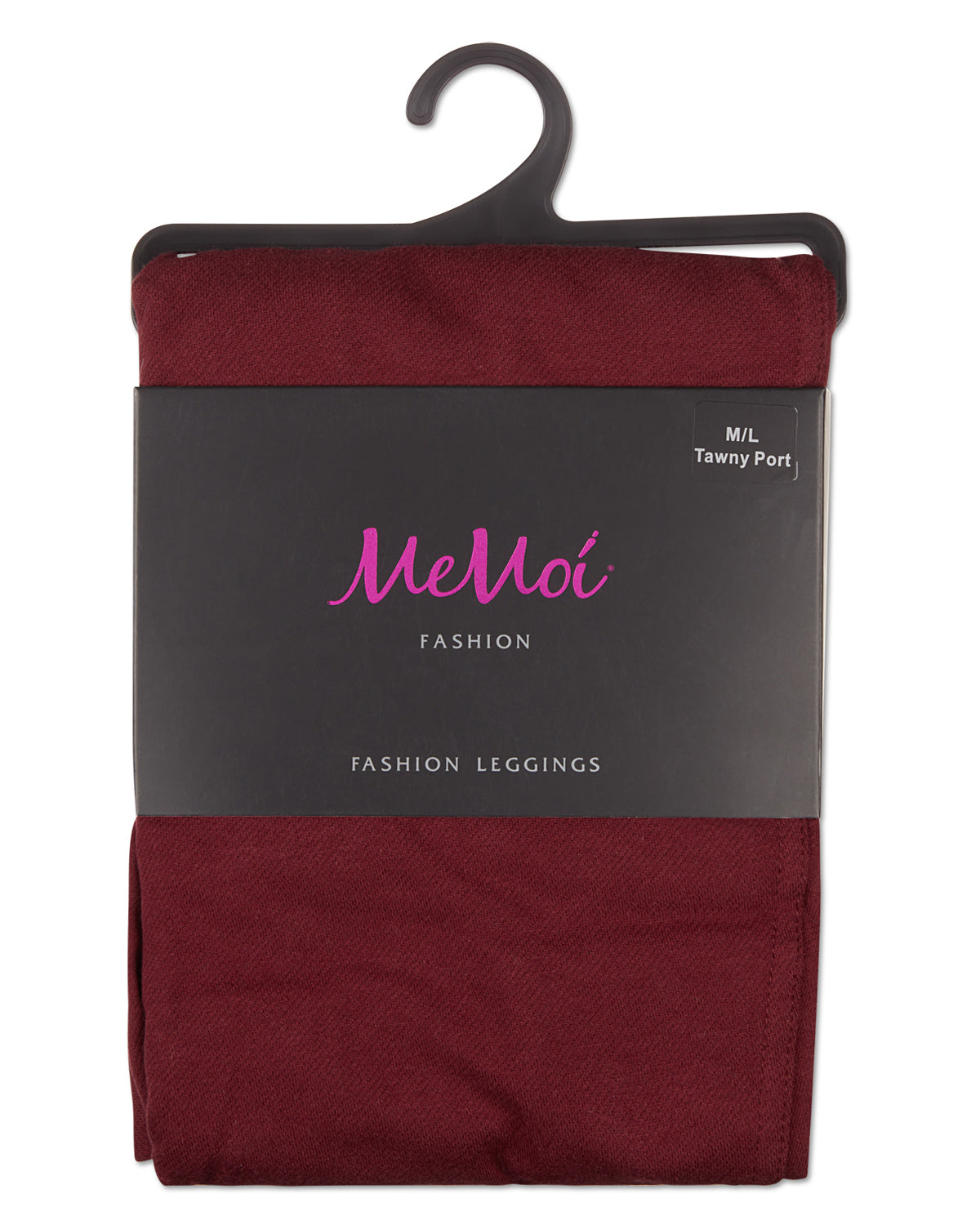 Pants-Style Cotton Blend Leggings : Color: Tawny Port